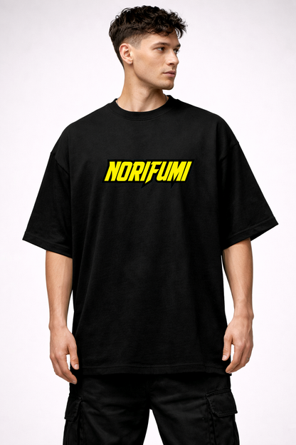 NORIFUMI | BLACK OVERSIZED FIT TEE