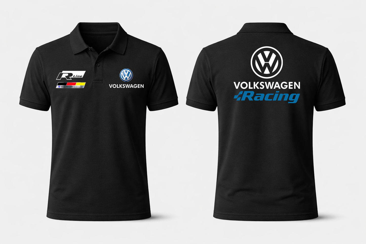 VOLKSWAGEN  | BLACK POLO TEE