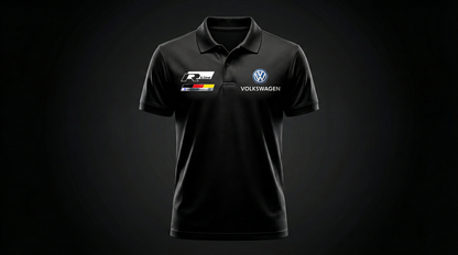 VOLKSWAGEN  | BLACK POLO TEE