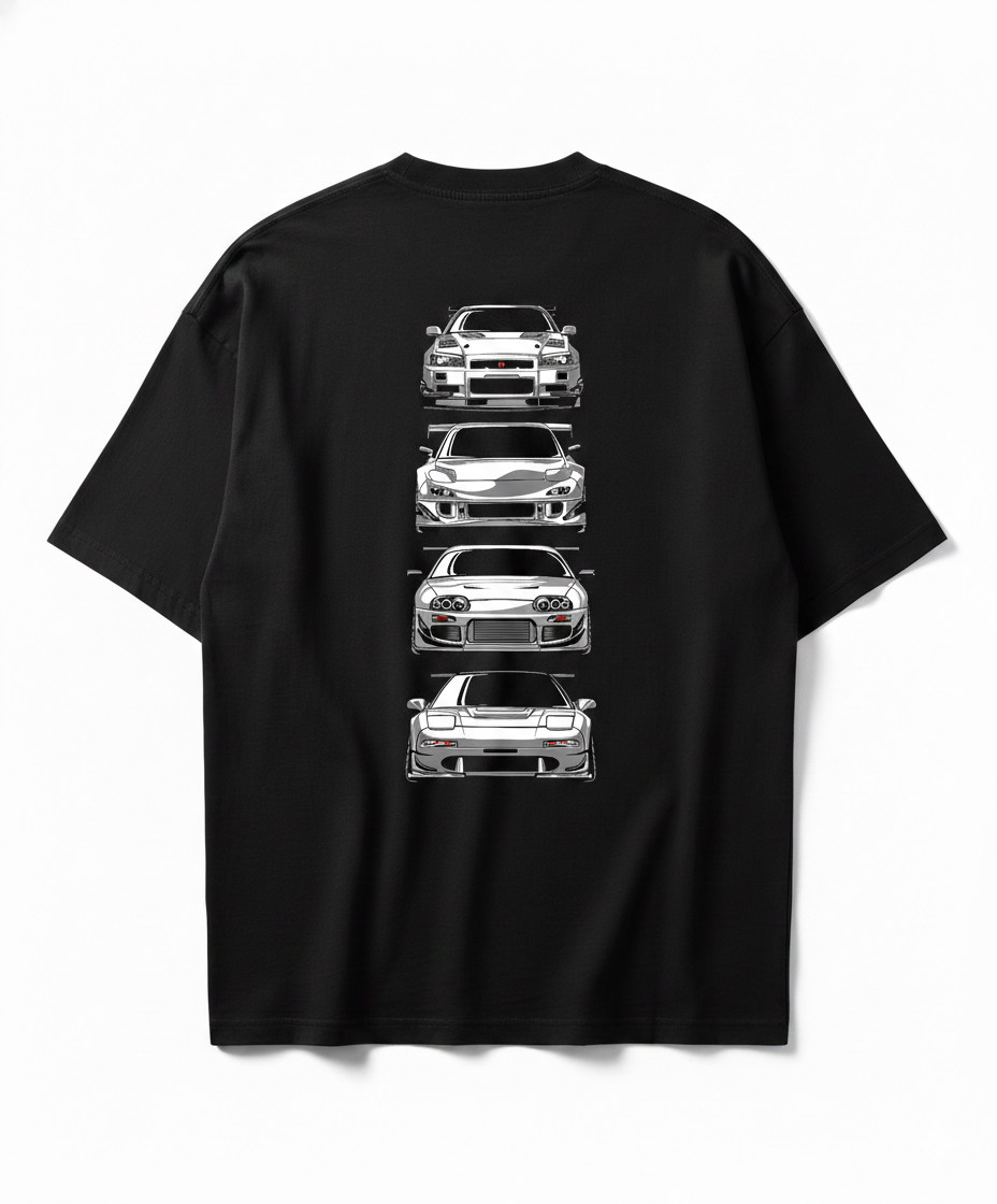 JDM | BLACK OVERSIZED FIT TEE