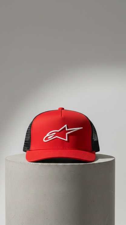 ALPINESTARS RED | SNAPBACK CAP