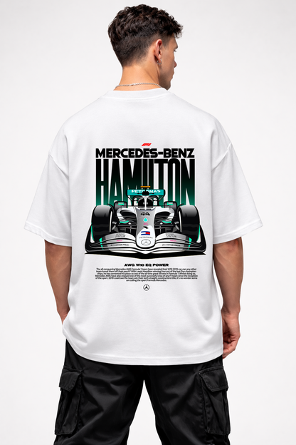 HAMILTON | WHITE OVERSIZED FIT TEE