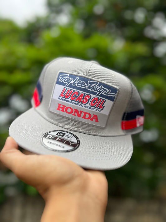 LUCAS OIL GREY | SNAPBACK CAP