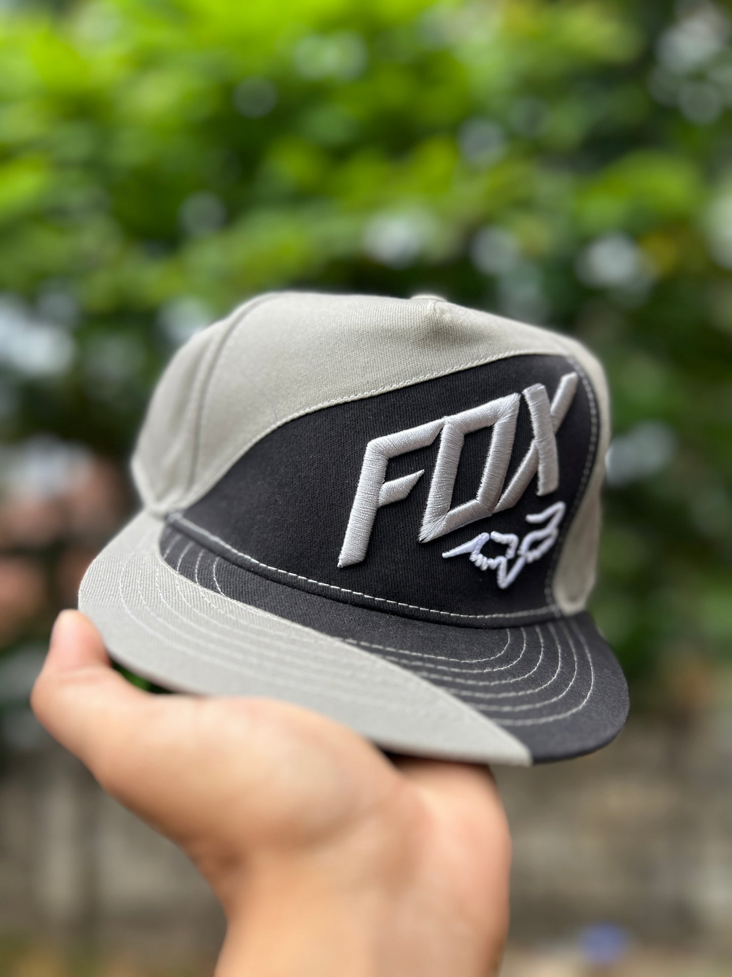 FOX GREY BLACK | SNAPBACK CAP