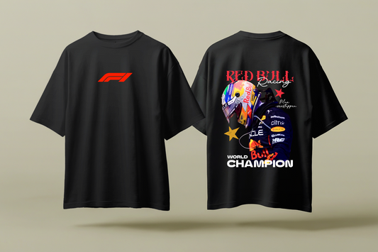 MAX VERSTAPPEN | BLACK OVERSIZED FIT TEE
