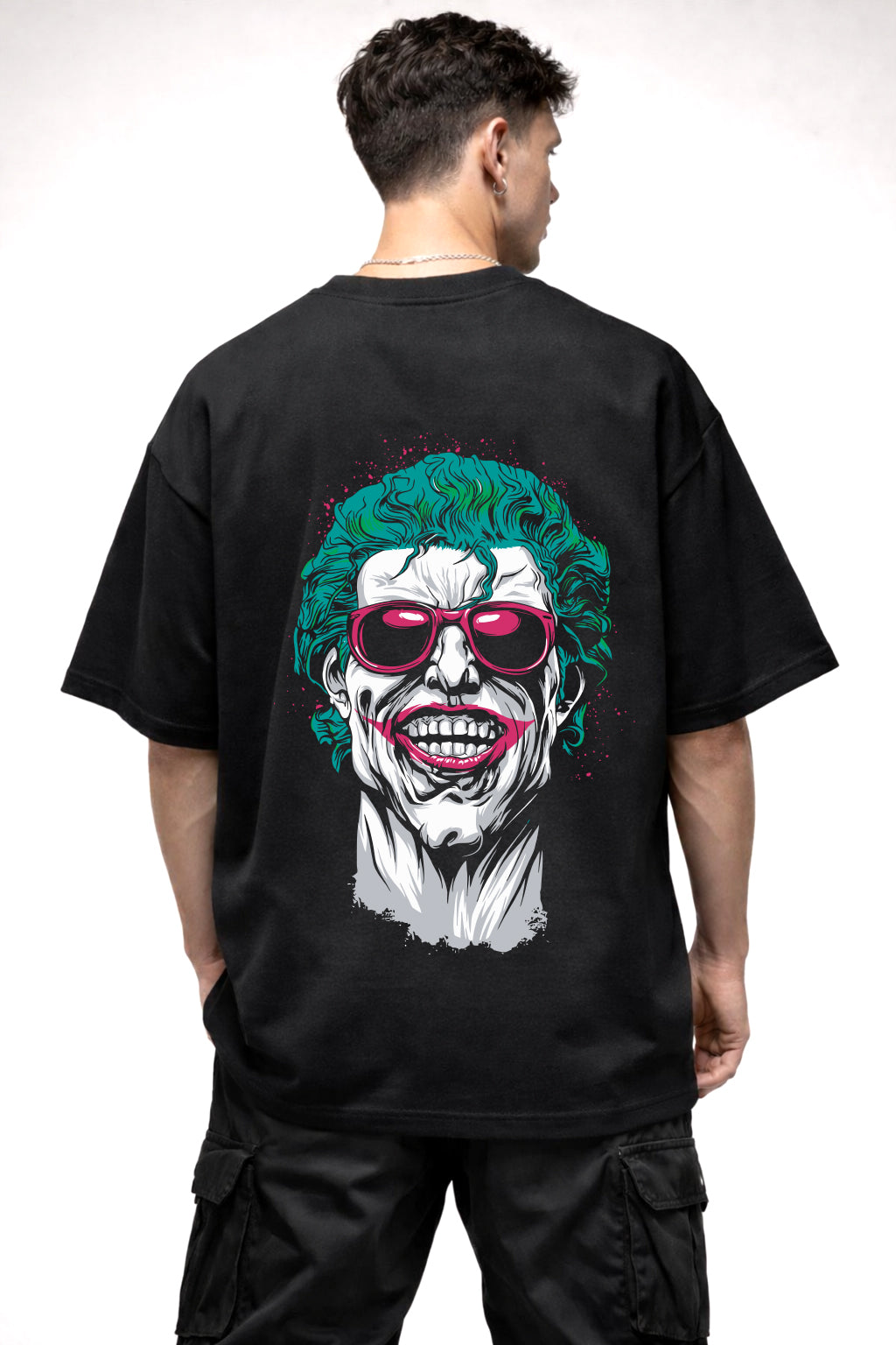 JOCKER | BLACK OVERSIZED FIT TEE