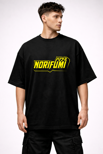 NORIFUMI MINIMAL | BLACK OVERSIZED FIT TEE