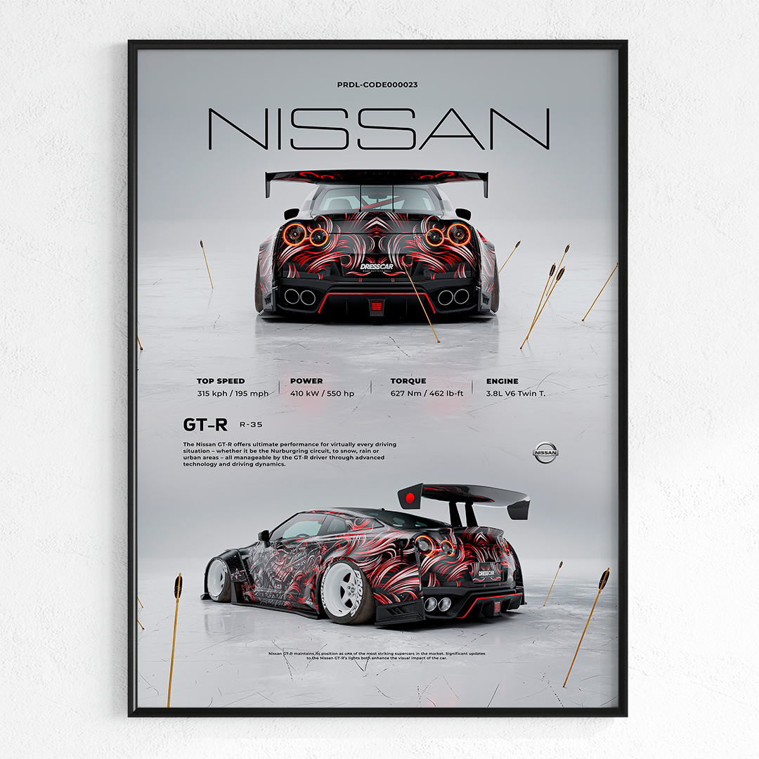 NISSAN GTR R-35 | PHOTO FRAMES