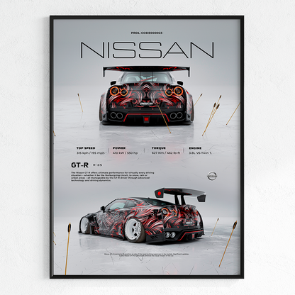 NISSAN GTR R-35 | PHOTO FRAMES