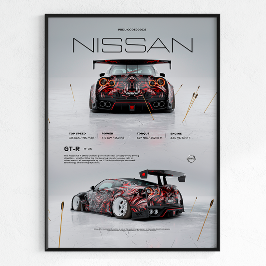 NISSAN GTR R-35 | PHOTO FRAMES