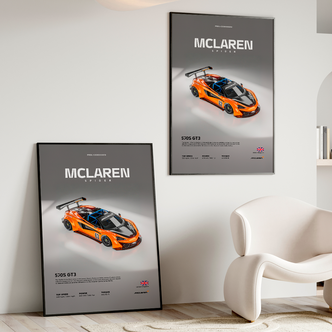 MCLAREN SPIDER | PHOTO FRAMES