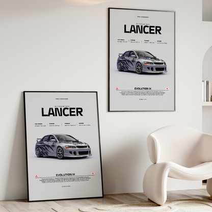 MITSUBISHI LANCER | PHOTO FRAMES