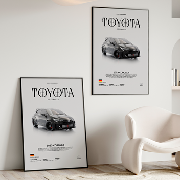 TOYOTA GR COROLLA | PHOTO FRAMES