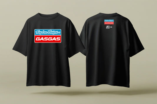 TROY LEE DESIGNS GAS GAS | BLACK OVERSIZED FIT TEE