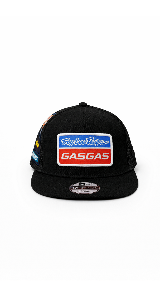 TROY LEE  DESIGNS  GAS GAS  BLACK (BLUE TLD) | SNAPBACK CAP