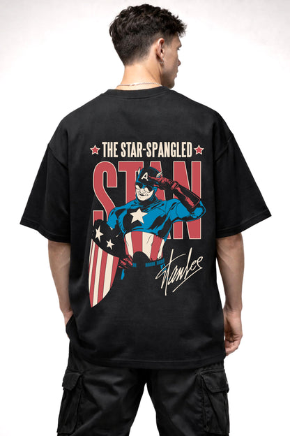 STAN GRAPHIC | BLACK OVERSIZED FIT TEE