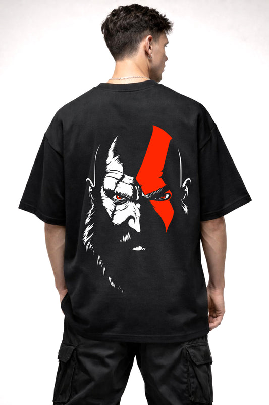 GAIMING GRAPHIC | BLACK OVERSIZED FIT TEE