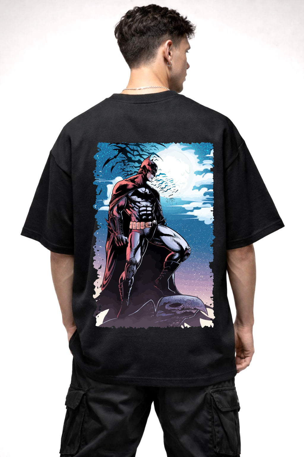 BATMAN COMIC GRAPHIC | BLACK OVERSIZED FIT TEE