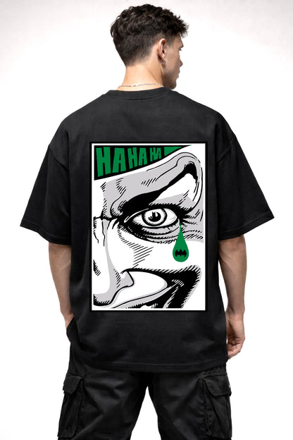 JOKER COMIC GRAPHIC | BLACK OVERSIZED FIT TEE