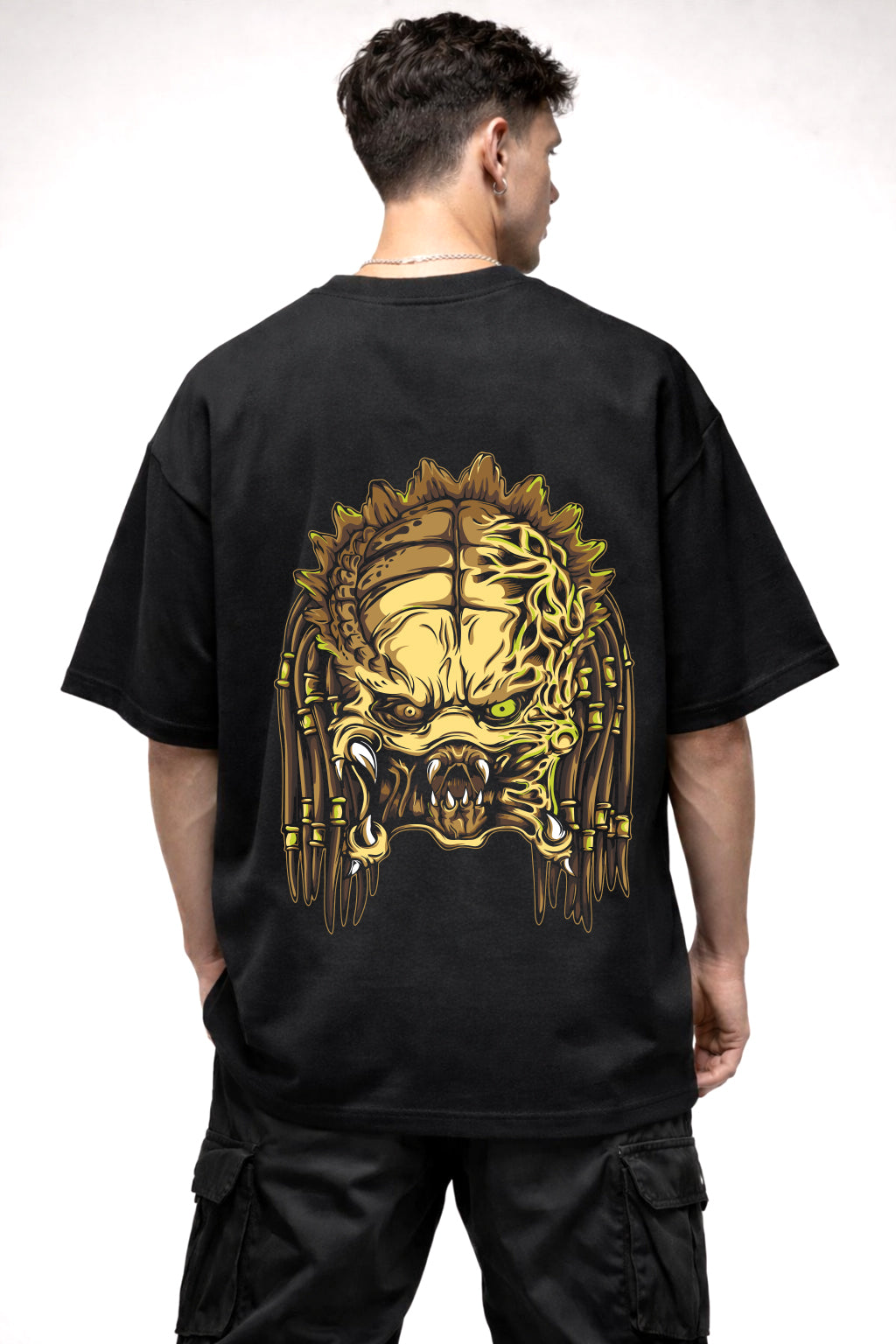 PREDATOR GRAPHIC | BLACK OVERSIZED FIT TEE