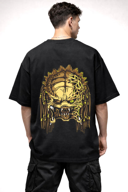 PREDATOR GRAPHIC | BLACK OVERSIZED FIT TEE