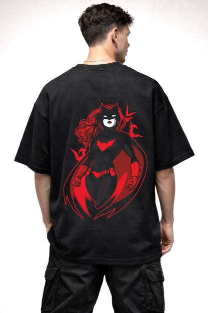 BATGIRL COMIC GRAPHIC | BLACK OVERSIZED FIT TEE