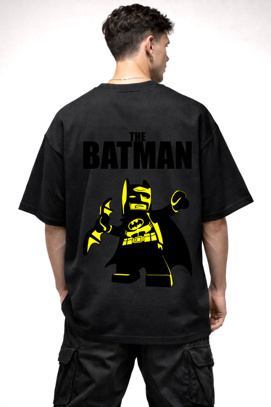 THE BATMAN MINECRAFT GRAPHIC | BLACK OVERSIZED FIT TEE