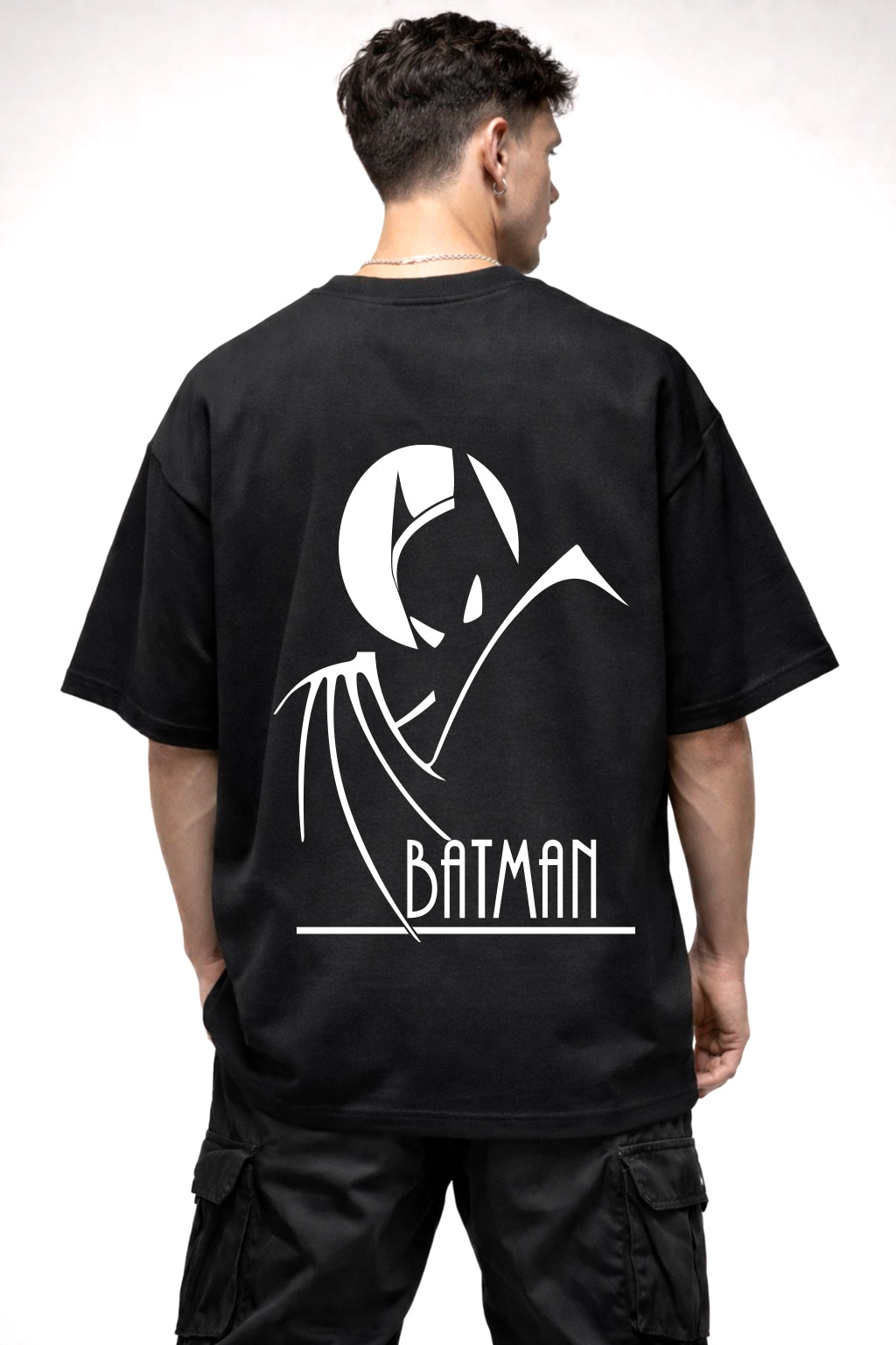 THE BATMAN GRAPHIC | BLACK OVERSIZED FIT TEE