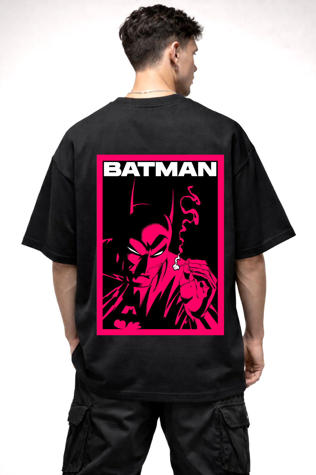THE BATMAN GRAPHIC | BLACK OVERSIZED FIT TEE