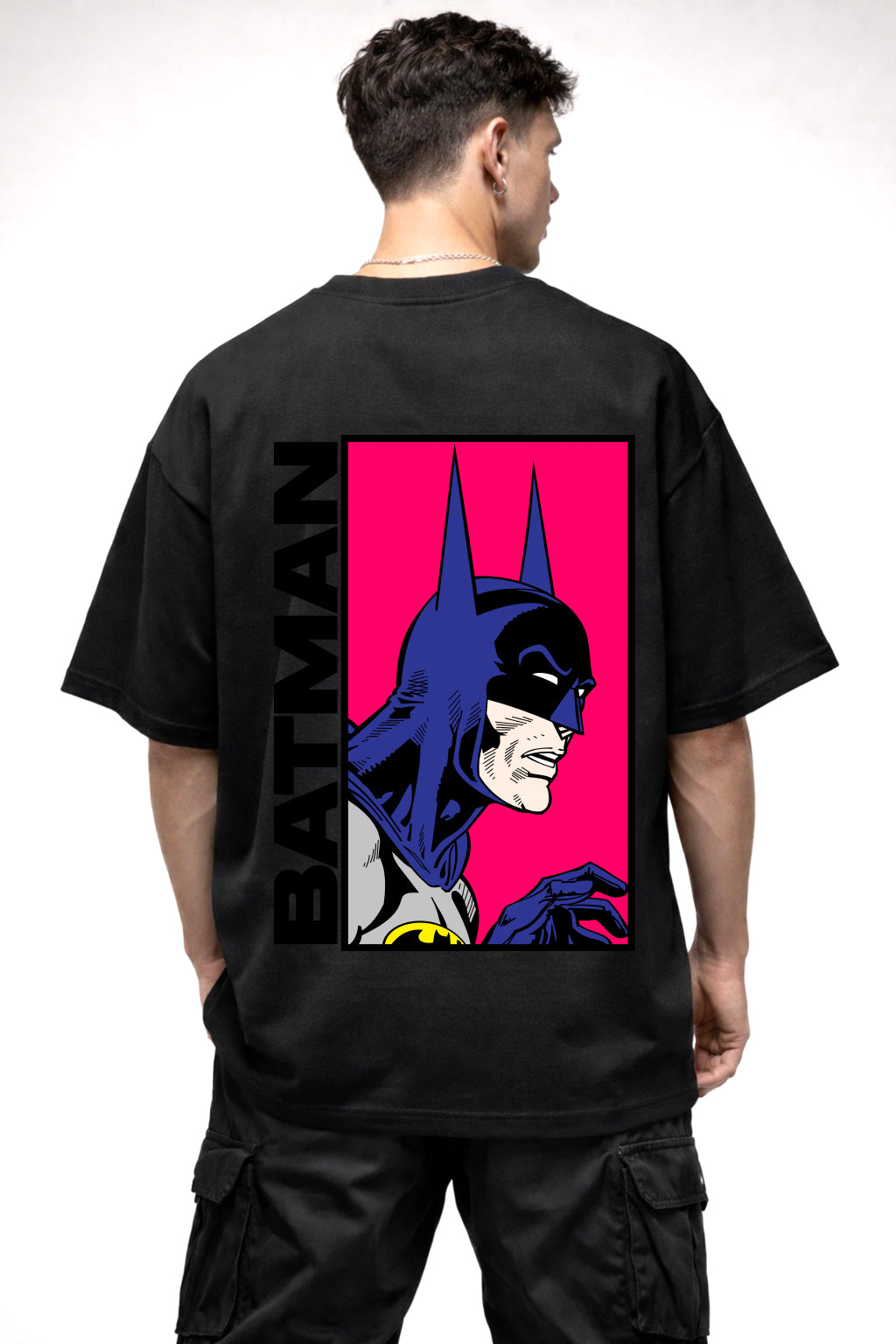 THE BATMAN GRAPHIC | BLACK OVERSIZED FIT TEE