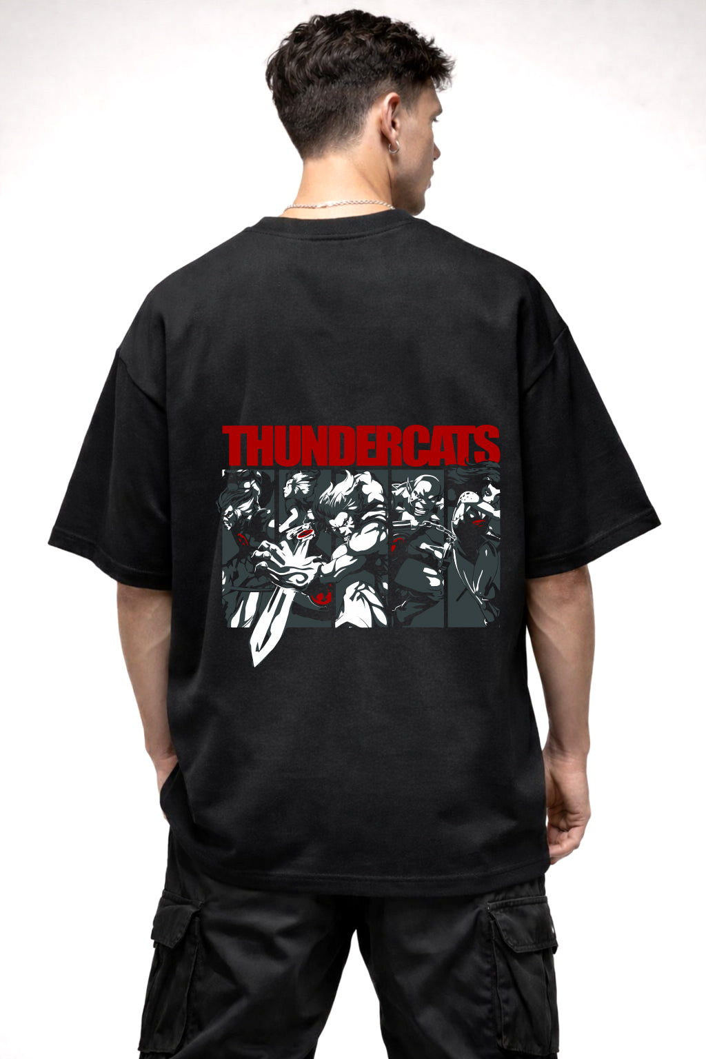 THUNDERCATS  GRAPHIC | BLACK OVERSIZED FIT TEE