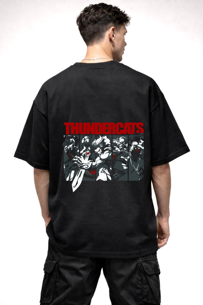 THUNDERCATS  GRAPHIC | BLACK OVERSIZED FIT TEE