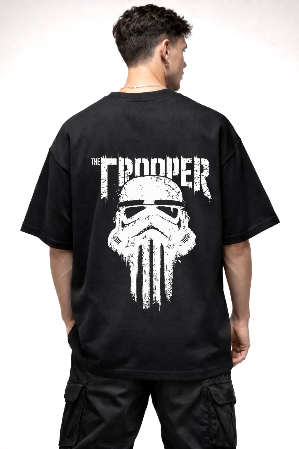 STAR WARS TROOPER GRAPHIC | BLACK OVERSIZED FIT TEE