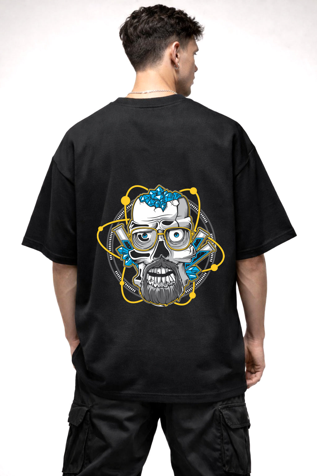 BREAKING BAD SKULL GRAPHIC | BLACK OVERSIZED FIT TEE