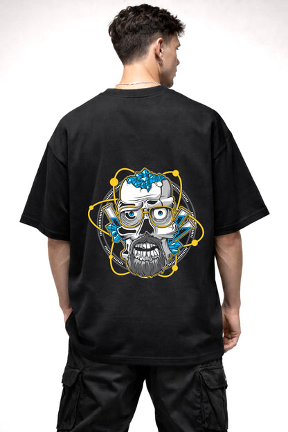 BREAKING BAD SKULL GRAPHIC | BLACK OVERSIZED FIT TEE