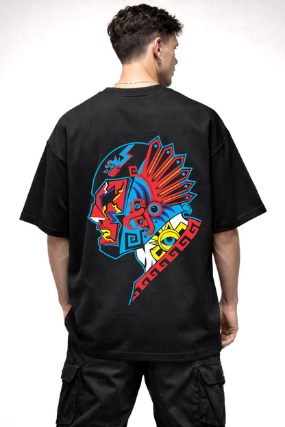 ANIME GRAPHIC | BLACK OVERSIZED FIT TEE