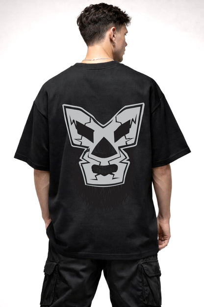ANIME GRAPHIC | BLACK OVERSIZED FIT TEE