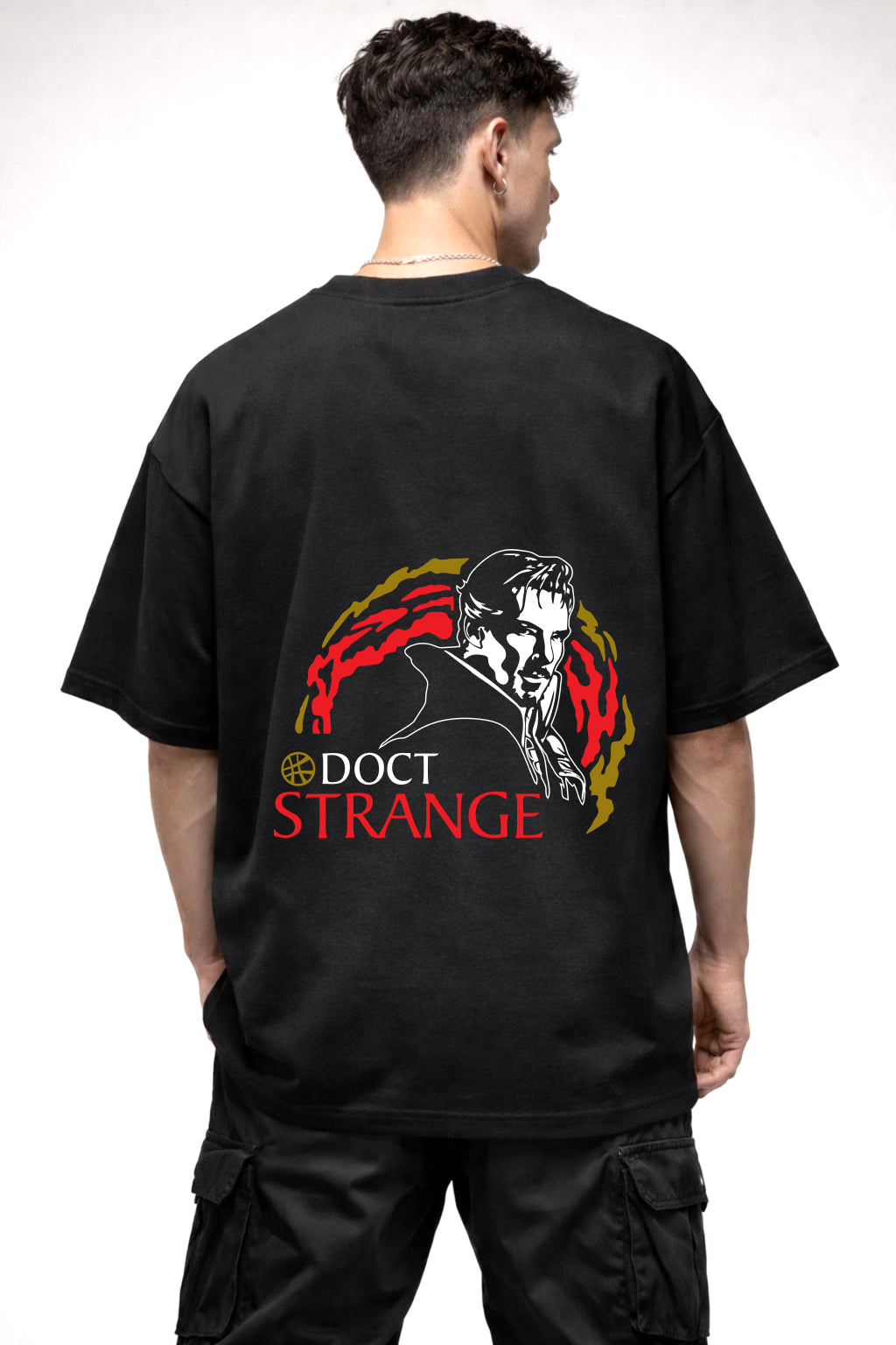 DOCTOR STRANGE GRAPHIC | BLACK OVERSIZED FIT TEE