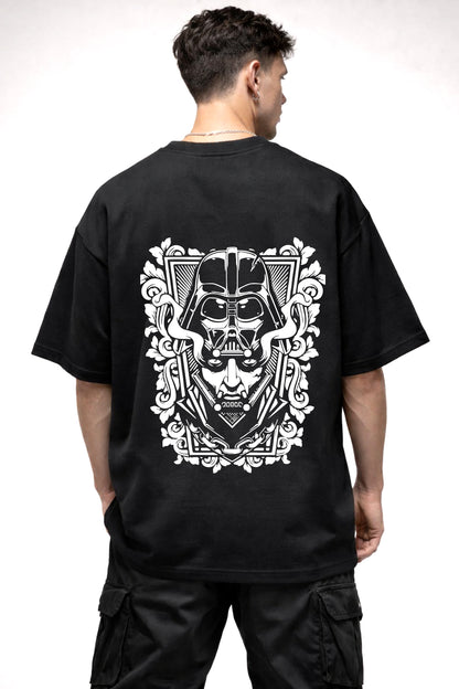 STAR WARS CARTOON GRAPHIC | BLACK OVERSIZED FIT TEE