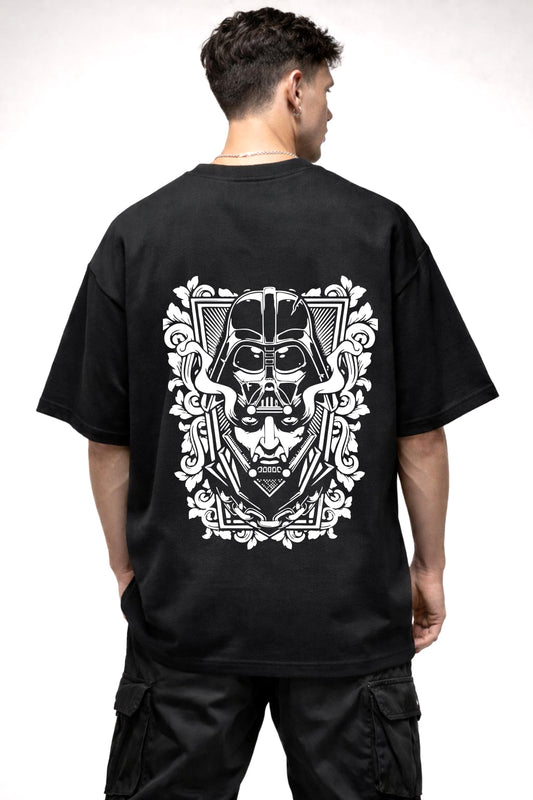 STAR WARS CARTOON GRAPHIC | BLACK OVERSIZED FIT TEE