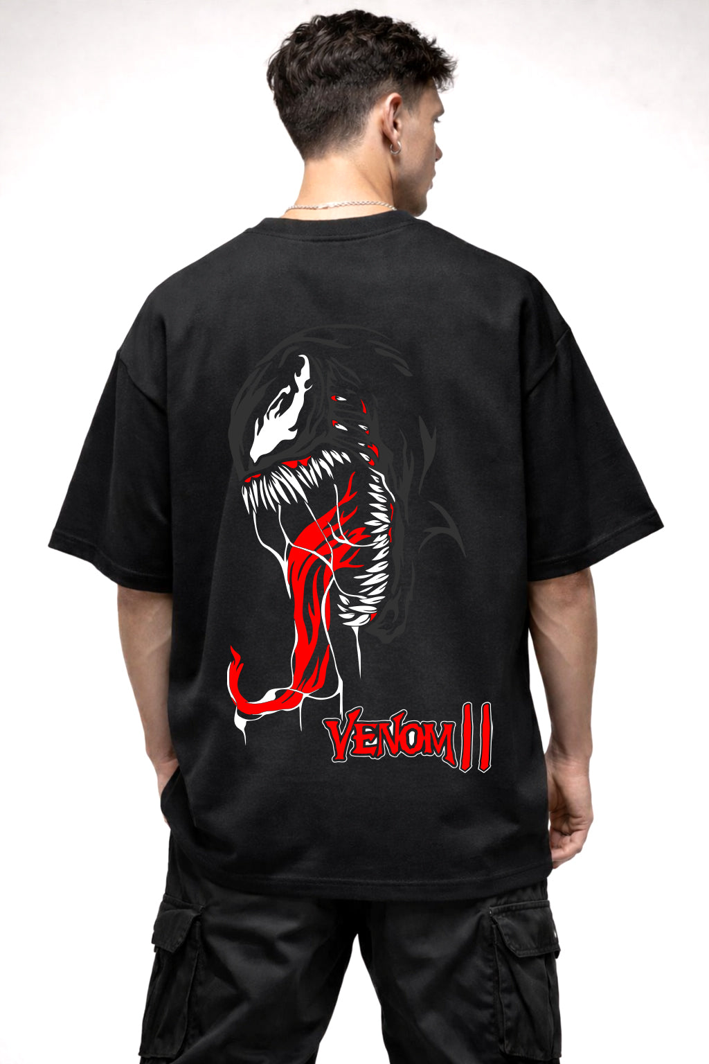 VENOM 2 GAPHIC | BLACK OVERSIZED FIT TEE