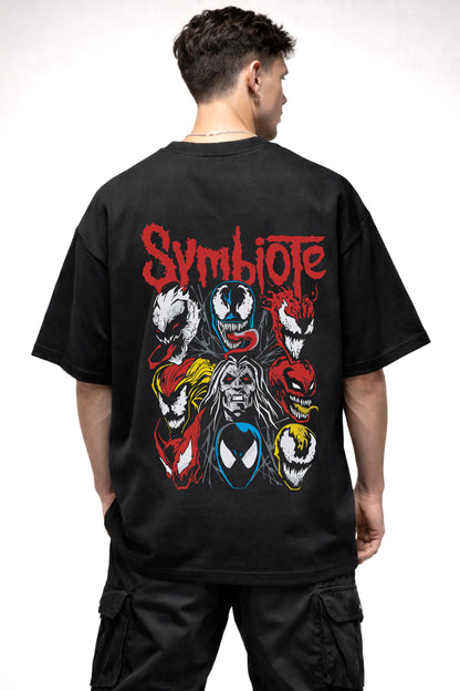 SYMBIOTE VENOM | BLACK OVERSIZED FIT TEE