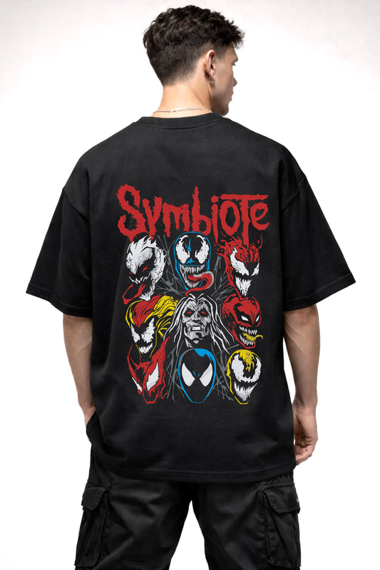 SYMBIOTE VENOM | BLACK OVERSIZED FIT TEE