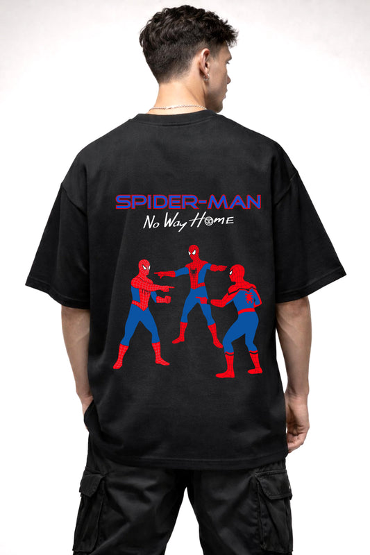 SPIDERMAN NO WAY HOME GRAPHIC | BLACK OVERSIZED FIT TEE