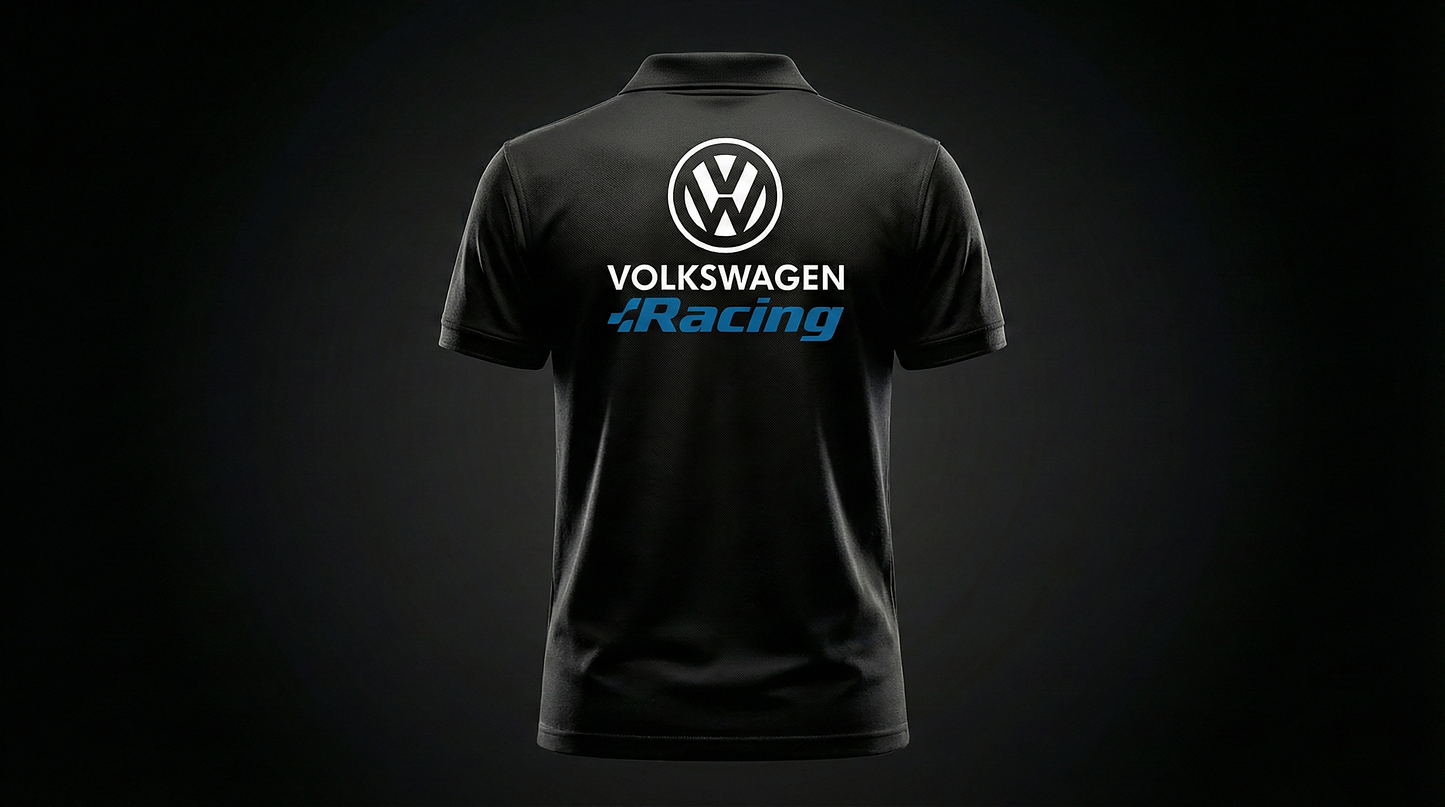 VOLKSWAGEN  | BLACK POLO TEE