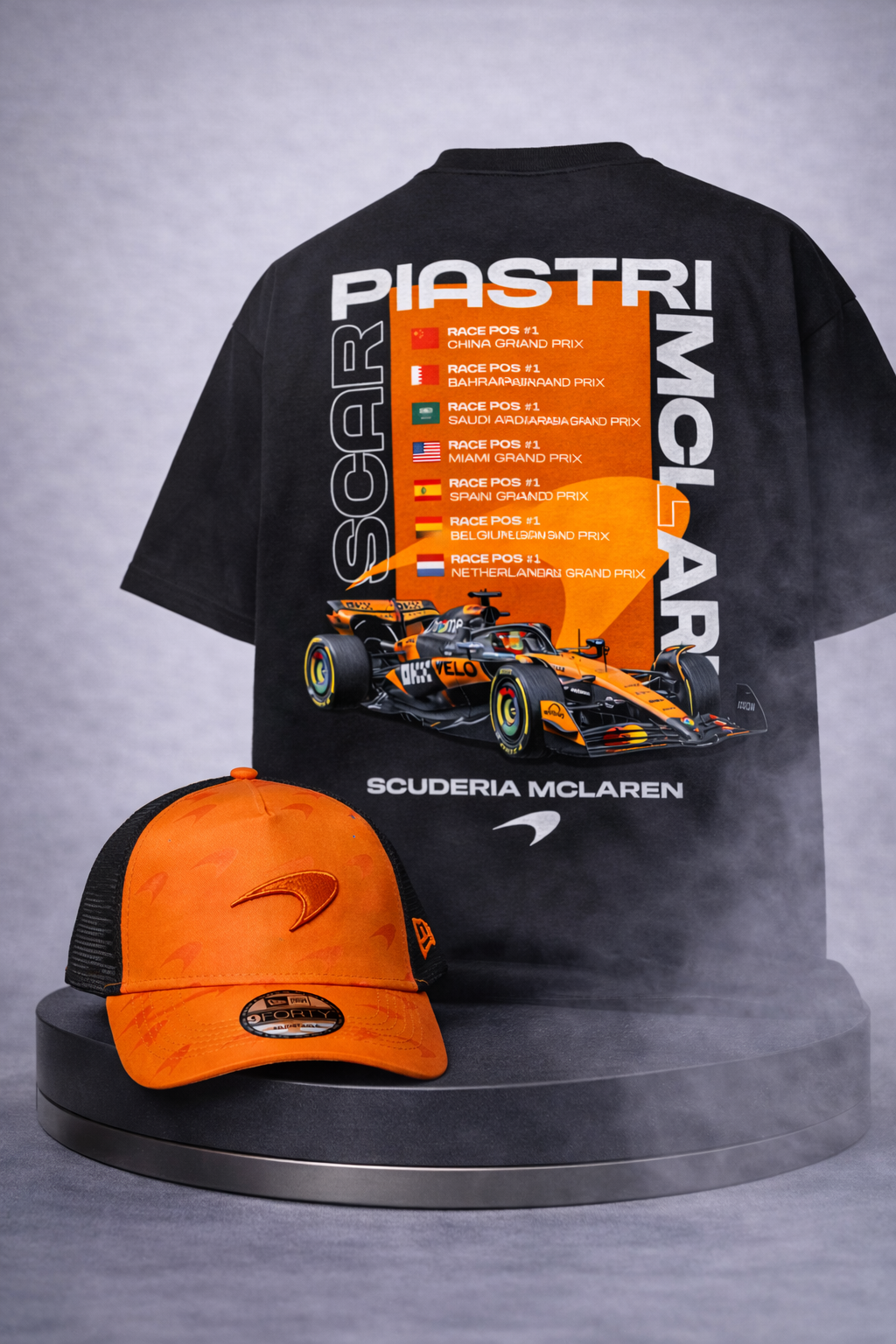 OSCAR PIASTRI ORANGE CAP+TEE | F1 COMBO