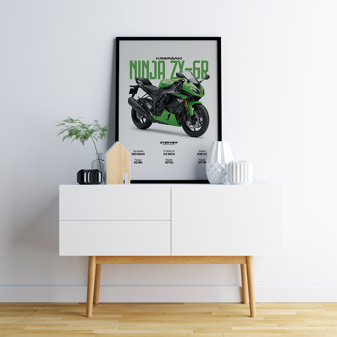 KAWASAKI NINJA ZX-6R | PHOTO FRAMES