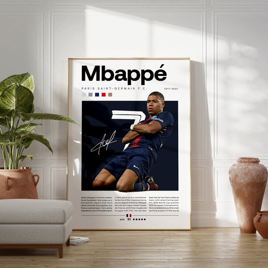 KYLIAN MBAPPE PSG PHOTO FRAME| FOOTBALL FRAMES