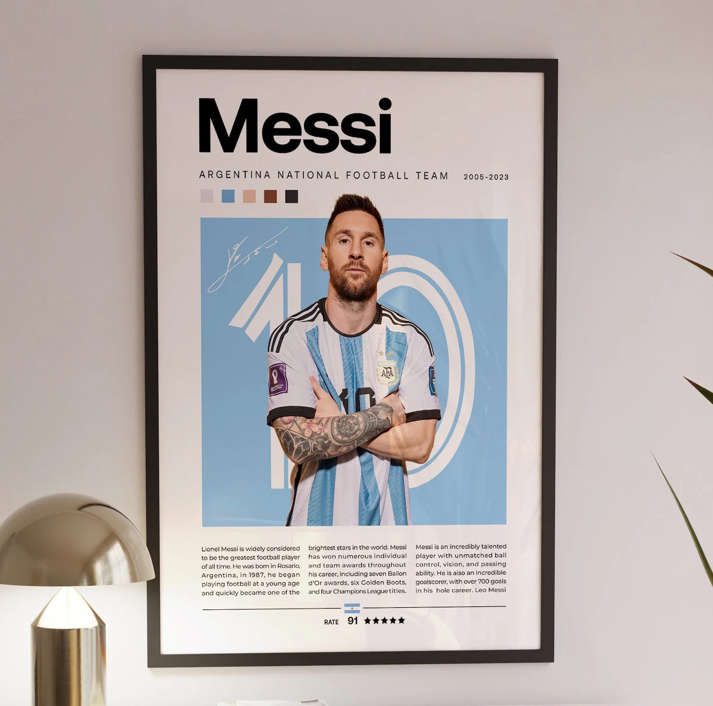 LIONEL MESSI ARGENTIA PHOTO FRAME| FOOTBALL FRAMES