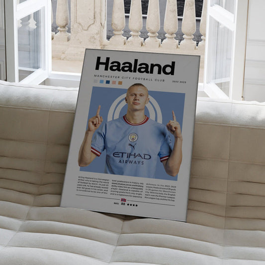 ERLING HALAND MAN.CITY PHOTO FRAME| FOOTBALL FRAMES